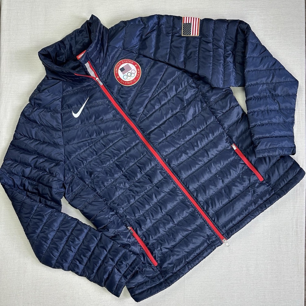 Nike Aeroloft Summit 800 Down Jacket USA 2014 Sochi Olympics Women 2XL 614216